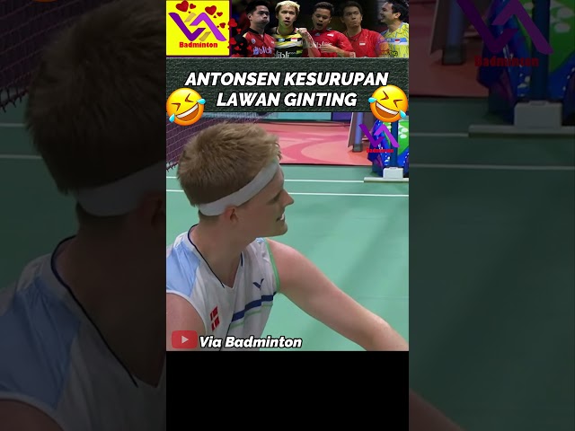 Anthony Ginting buat lawan Marah tak jelas #badminton #bwf class=