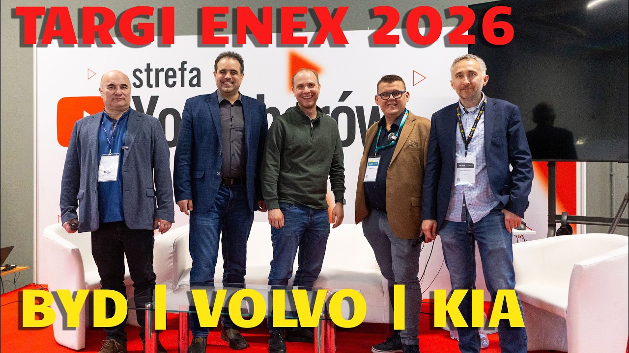 Samochody elektryczne na targach ENEX 2026 w Kielcach (MG, BYD, Kia)