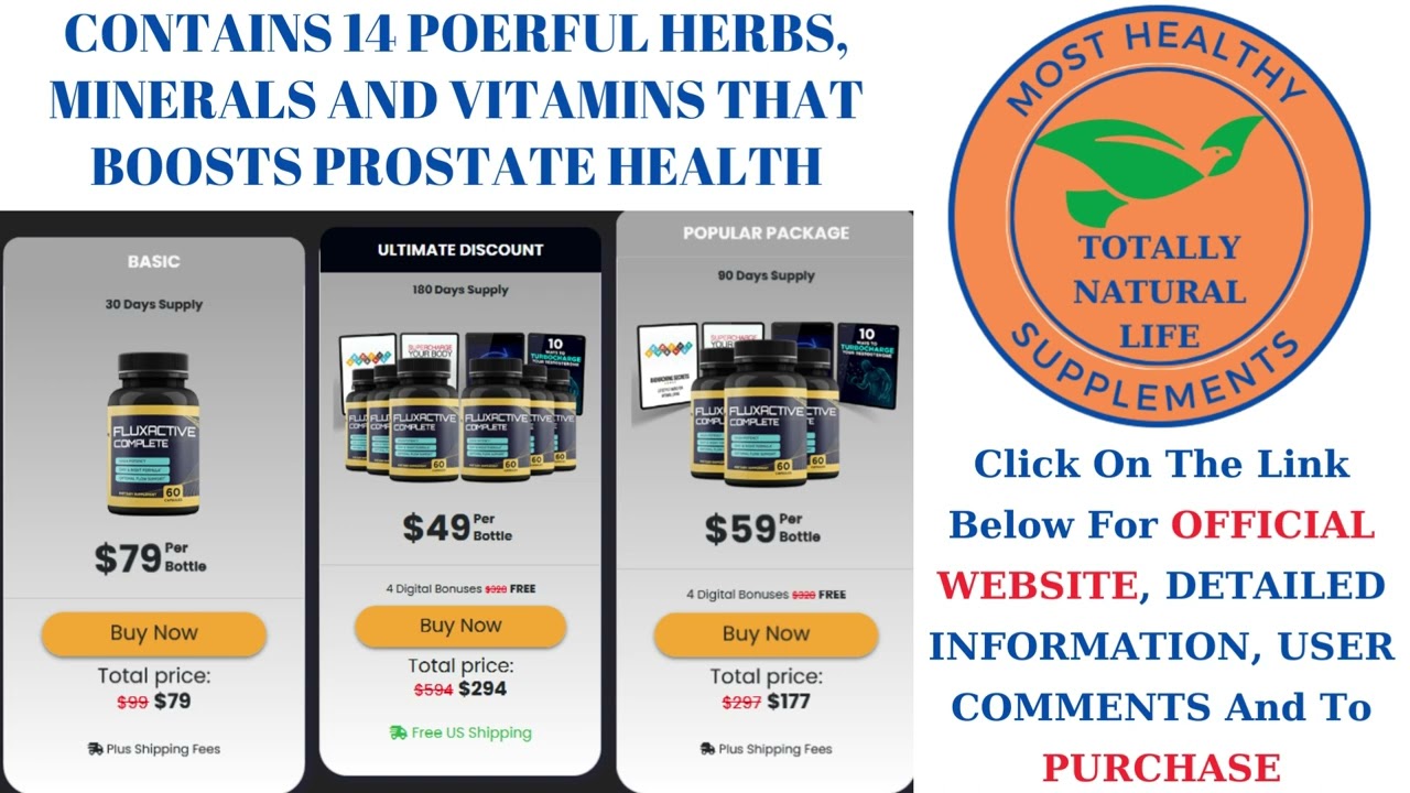 FLUXACTIVE FOR HEALTHY PROSTAT (Click Below For The Official Website, And To Purchase)