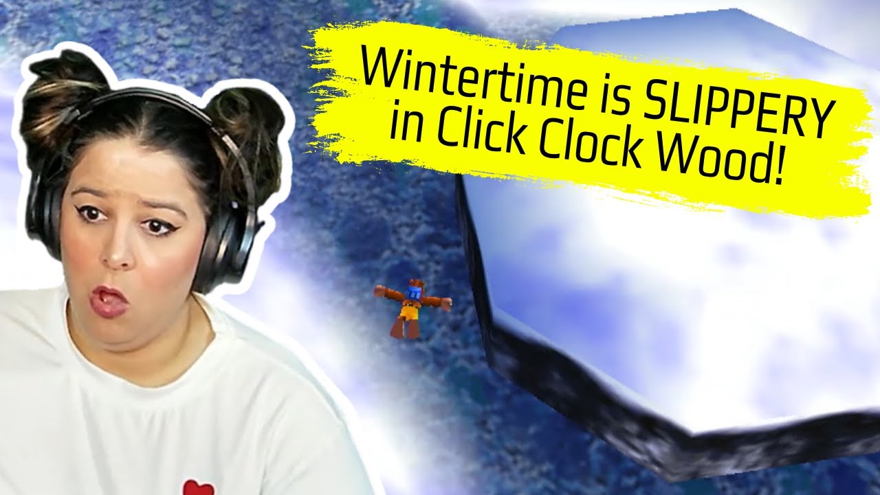 Wintertime is SLIPPERY in Click Clock Wood! YouTube