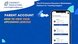 Parent Account: How to View Your Upcoming Lesson
