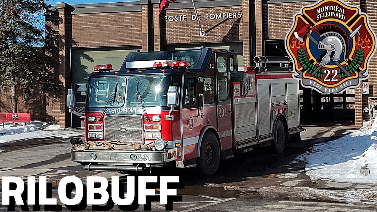 Montreal Fire Department [MFD-SIM] Spare Pumper 291(222) responding from station 22.