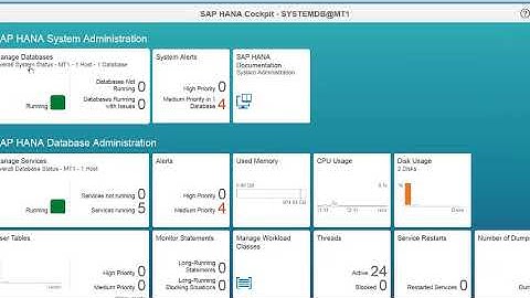 SAP HANA MULTITENANT DATABASE INSTALL