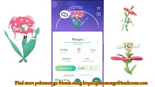 Pokemon Evolution: Flabébé to Floette to Florges