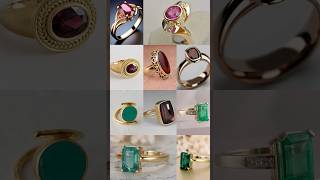 ✨ Gemstone Gold Rings 2025 | Ruby, Emerald & Garnet Ring Designs ✨ Gold Palace Jewellers