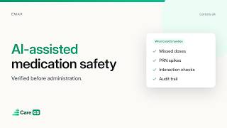 AI Assisted eMAR - The Future of Medication Management
