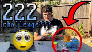 222 CHALLENGE (2 Rubik's Cubes, 2 Beers, 2 Cigarettes??)