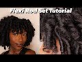 Flexi Rod Set on Old Silk Press