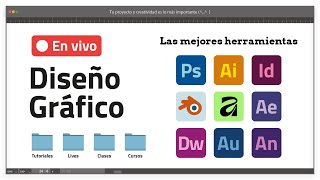 Live #Illustrator #Affinity #Photoshop #AfterEffects #CorelDraw #Blender