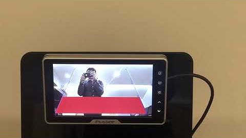 Anti Collision System by radar sensor integrated with monitor and camera