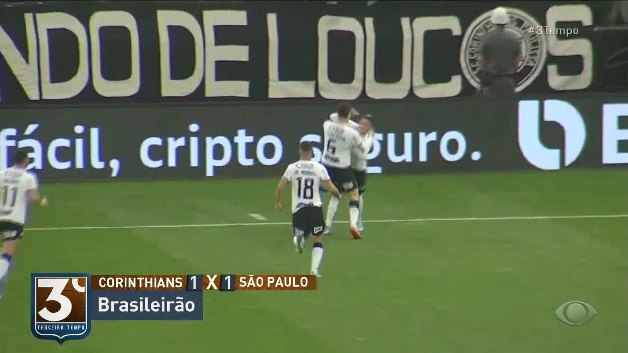 Corinthians empata em 1 a 1 com o São Paulo pelo Campeonato Brasileiro