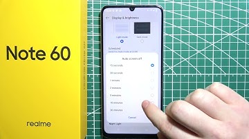 How to Change Display Timeout On Realme Note 60