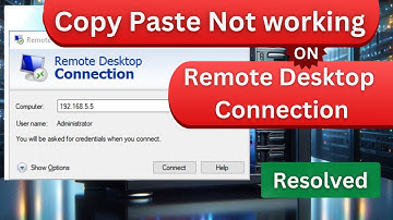 Remote Desktop Copy Paste NOT Working FIX!