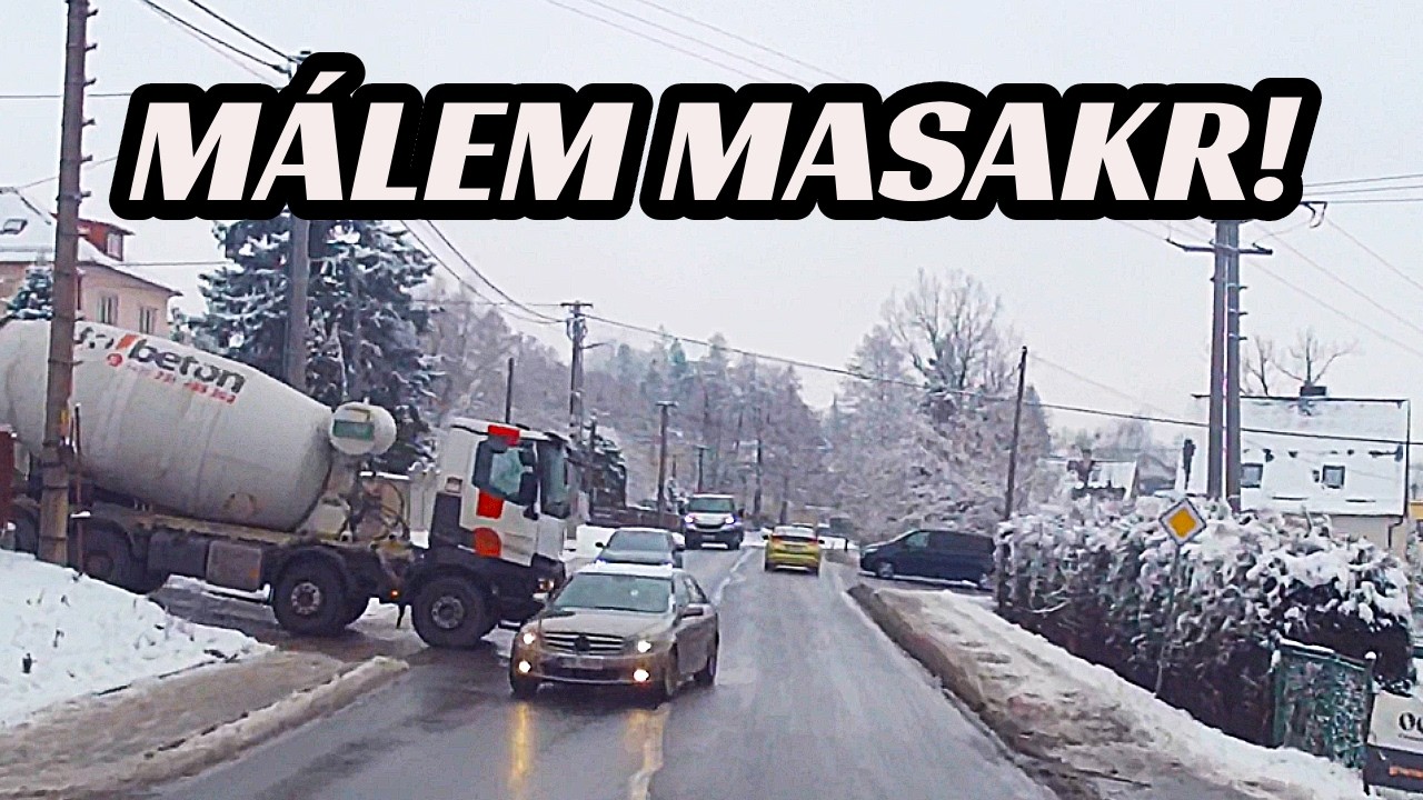 Dashcam z náklad'áku! (Kompilace ze silnic #93)