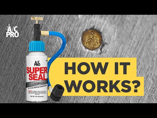 Forekomme forvrængning Høre fra How A/C Pro® Super Seal Stop Leak Works - YouTube
