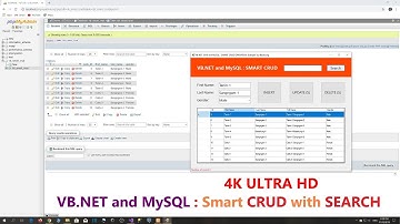 VB.NET and MySQL/MariaDB Perform Smart CRUD Operations with SEARCH