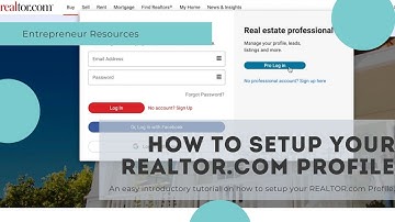 How to Setup Your REALTOR.com Profile