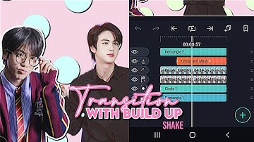 「Alight Motion」 Transition with build up shake | Tutorial