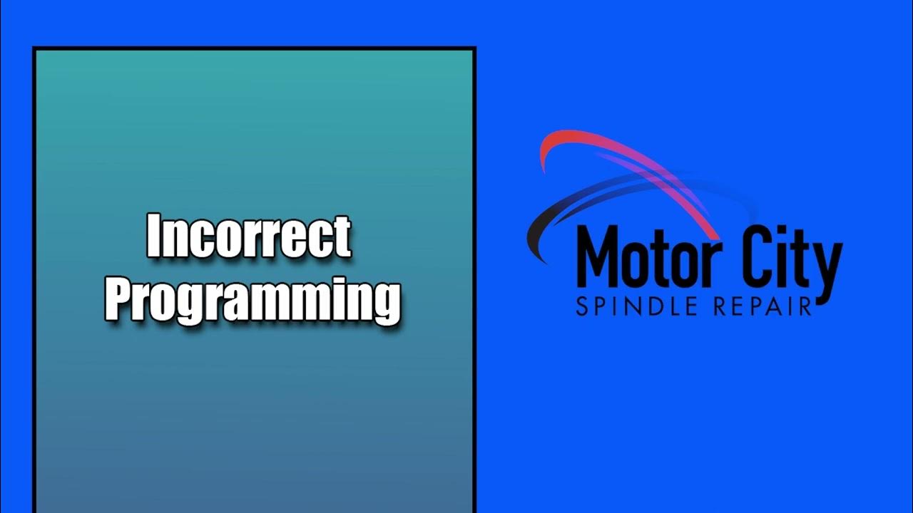 Why does a Spindle Stop turning? YouTube