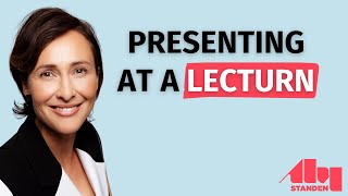 Presenting at a lectern - Body Language
