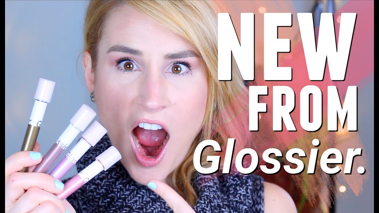 NEW FROM GLOSSIER: LIDSTAR! | Swatches + Try On Liquid Eyeshadows