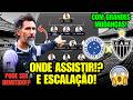 😱 ESCALAÇÃO DO GALO HOJE! EDUARDO DOMÍNGUEZ DEMITIDO!? E ONDE ASSISTIR CRUZEIRO x ATLÉTICO-MG