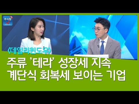 [데일리윈도우] 주류 &amp;#39;테라&amp;#39; 성장세 지속.. 계단식 회복세 보이는 기업은?