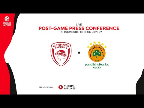 Press Conference -  Olympiacos BC - Panathinaikos OPAP Athens