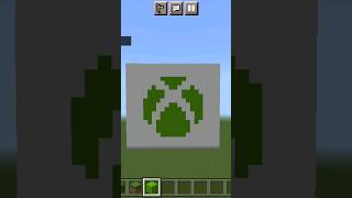 Game Console Logo Pixel Art Minecraft Xbox Part 3 #shorts