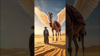 a farmer and the flying camel 🐪#ai #cartoon #viral