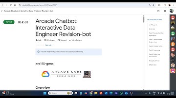 Arcade Chatbot: Interactieve revisiebot voor data-engineers || Laboplossing || Google Cloud Arcad...