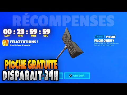 CETTE PIOCHE DISPARAIT DANS 24H sur FORTNITE - Cadeau Gratuit pour Tous