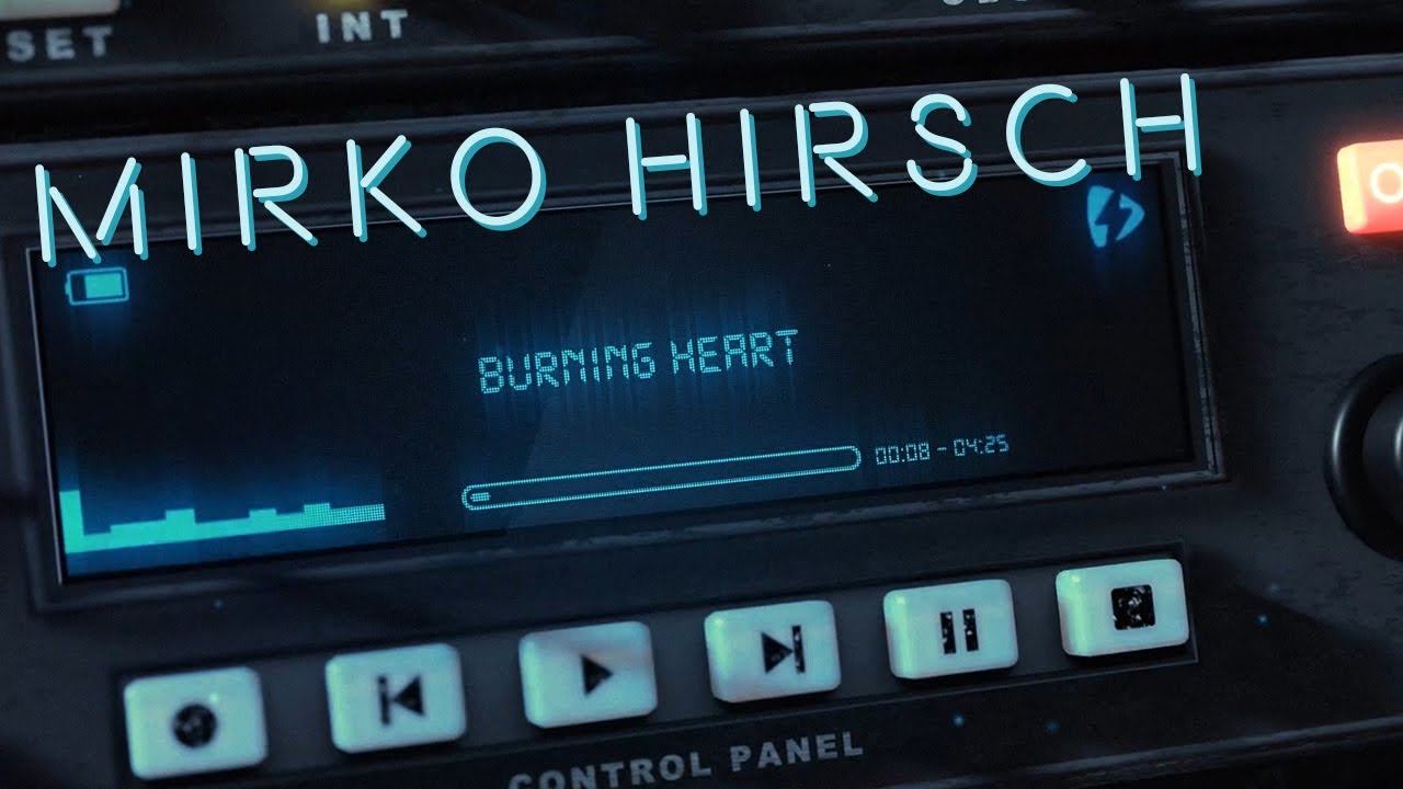 Mirko Hirsch   Burning Heart   Official Lyrics Visualizer   New Gen Italo Disco   Retro Power Disco