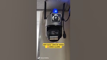 ACTIVE PIXEL WIFI DUAL LENS 8X ZOOM SIREN 🚨 ALARM CAMERA