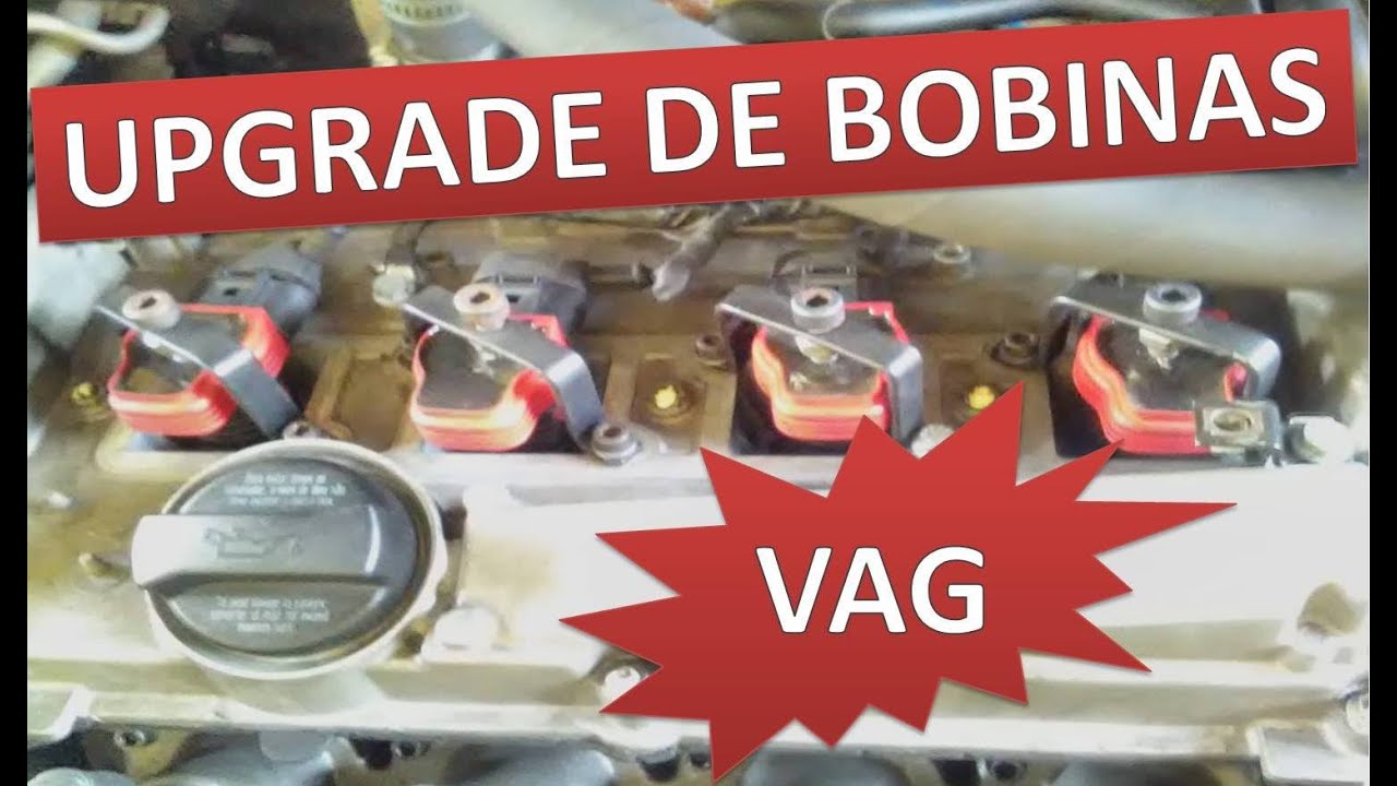 Upgrade de bobinas vermelhas Audi e Golf GTI