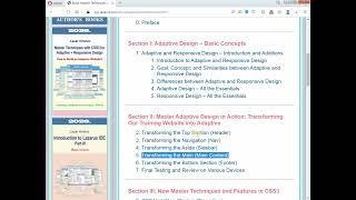 Lesson 29 from my new book: Master techniques in Adaptive and Responsive design(HTML5,CSS3, Website)