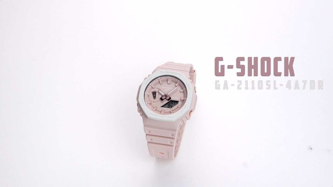 Review đồng hồ G-Shock GA-2110SL-4A7DR khả năng chống nước 20 ATM.