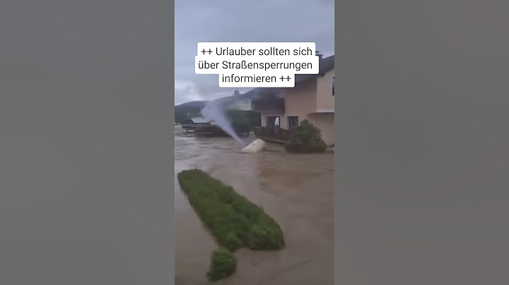 Verheerendes Hochwasser in Slowenien und im Süden Österreichs 😥 #hochwasser #wetteronline #shorts