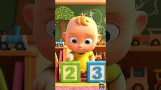 Cute Baby Learns ABC And Numbers 😍📚 #kidsvideos #nurseryrhymes #cartoon #familyfun #shorts