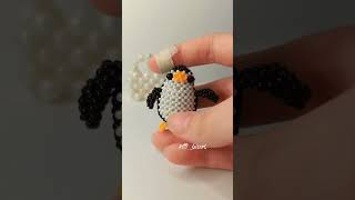 Пингвин 🐧за заказом в лс тг:Liana0013 #амигурумиизбисера #handmade #бисер #бисероплетение