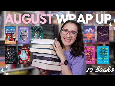 reviews for the 10 romance books I read in August 💖📖 August Reading Wrap Up