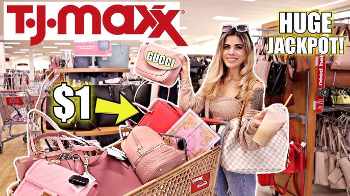 Shopping for LUXURY brands at TJMAXX! Gucci, Valentino, Louis Vuitton, &  MORE! 