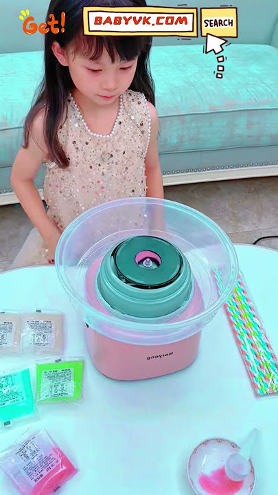 Want to Make Cotton Candy for Your Kids? Try the Homemade Cotton Candy Machine! #baby