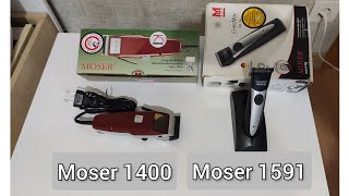 MOSER 1400 TRAŞ MAKİNESİ & MOSER 1591 ŞARJLI TRAŞ MAKİNESİ