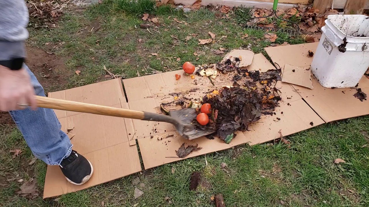 Turning Our Compost Bin! How We Do It! YouTube