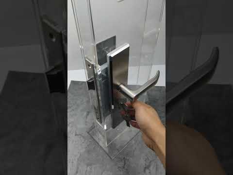 Panic lock with splitted follower and spilitted spindle