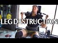 BRUTAL Old School Leg Workout with Luke Frankel and Koby Noguchi (4 HOURS!)