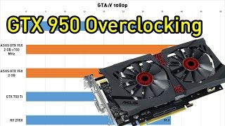 NVIDIA GTX 950 2 GB Overclocking Review Benchmarks - YouTube
