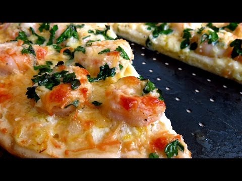 Video: How To Make Delicious Pizza With Shrimp And Squid