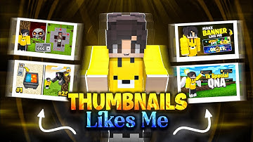 How To Make Attractive Minecraft Gaming Thumbnails🤩 in Just 5 Minutes🔥(Easy & Attractive)